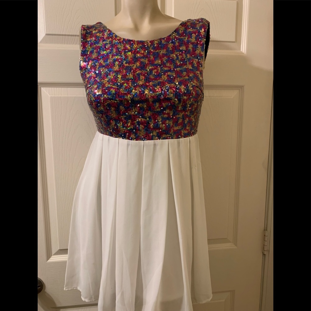 Joyce Multi-Colored Sequined Dress